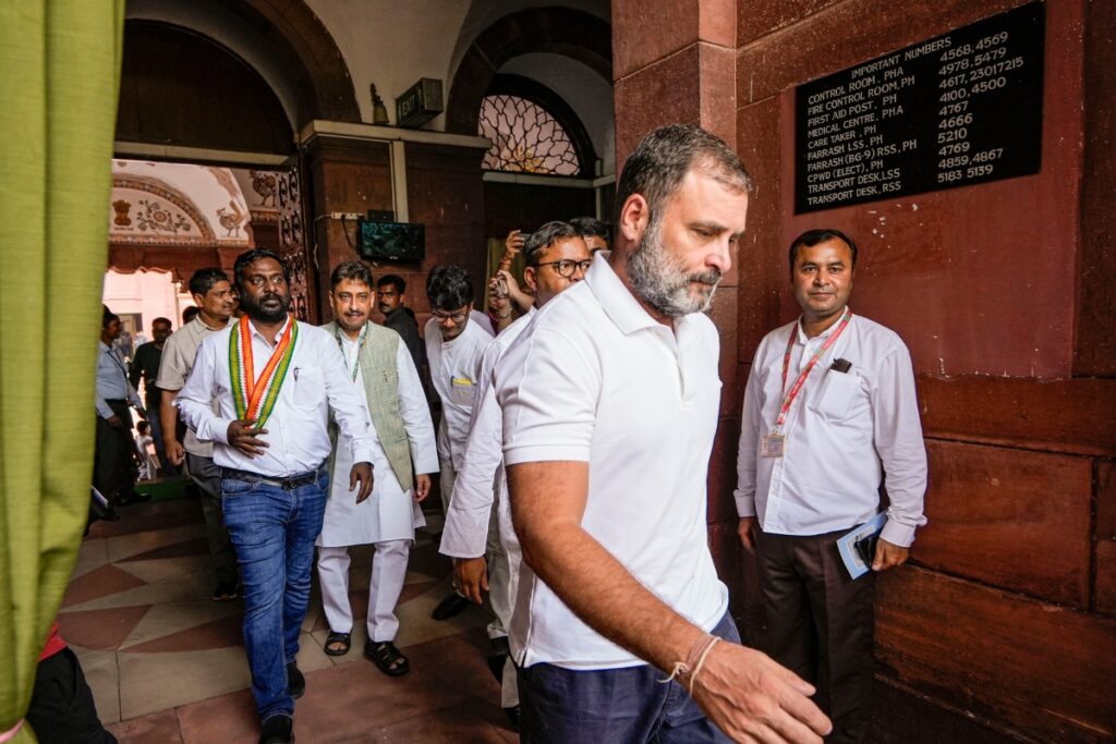 Rahul Gandhi Meets Farmer Leaders In Parliament, Says 'INDIA Bloc Will Put Pressure On Govt To Get Legal Guarantee For MSP'