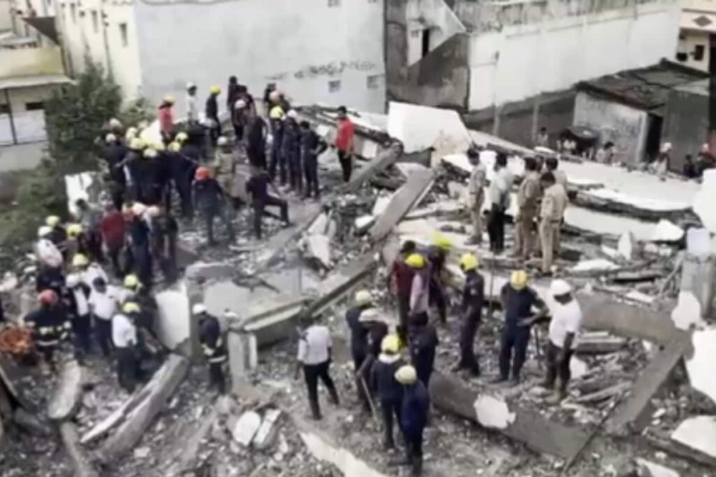 Six-Storey Building Collapses In Gujarat's Surat, 4 Feared Trapped