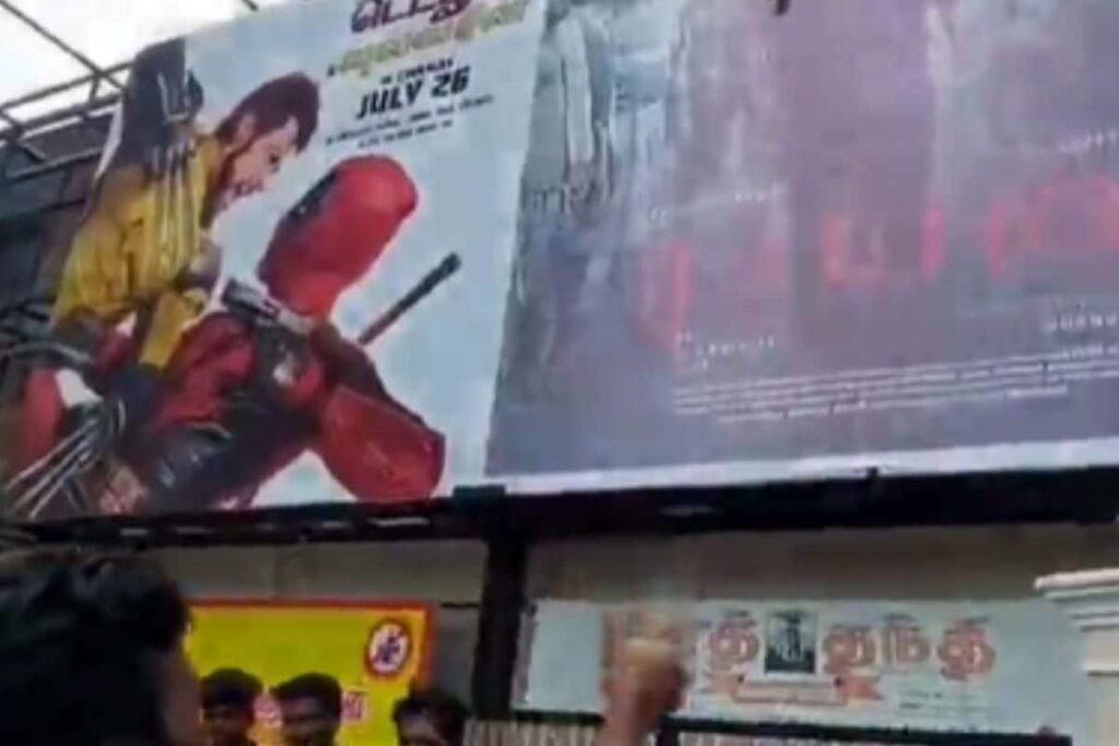 Puducherry Fans Celebrate Release Of Dhanush-starrer Raayan By Breaking Coconuts