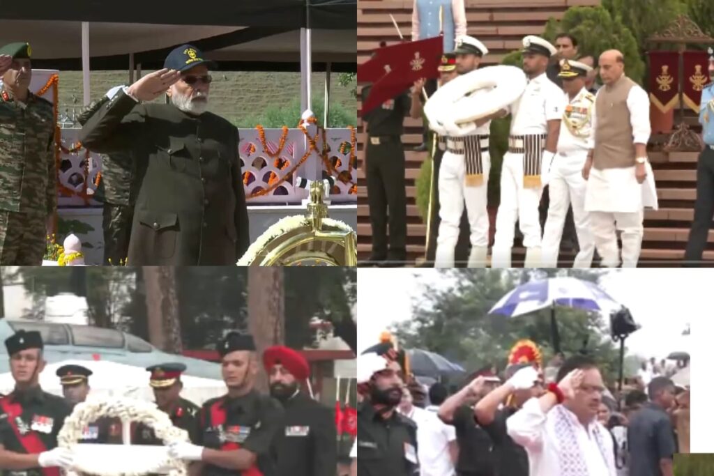 Kargil Vijay Diwas: India Honours Sacrifice Of Armed Forces; PM Modi, President Murmu Pay Respects | Updates