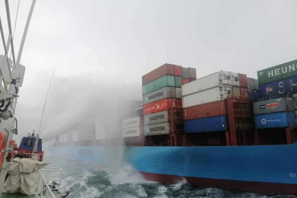 WATCH: Three Indian Coast Guard Ships Battle Cargo Ship Fire In Arabian Sea