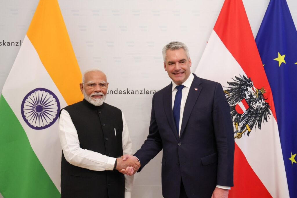 PM Modi Reiterates India's Stance on Ukraine Conflict During Visit To Austria, Offers To Negotiate Peace