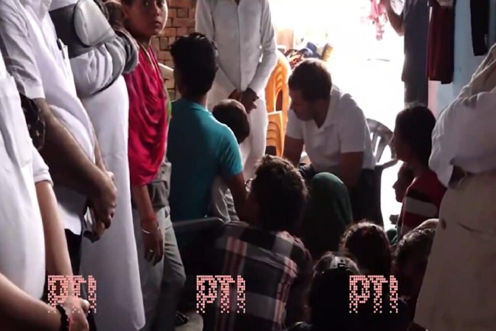 Rahul Gandhi Meets Hathras Stampede Victims’ Kin In Aligarh; Rs 1 Lakh Bounty On Main Accused | Updates