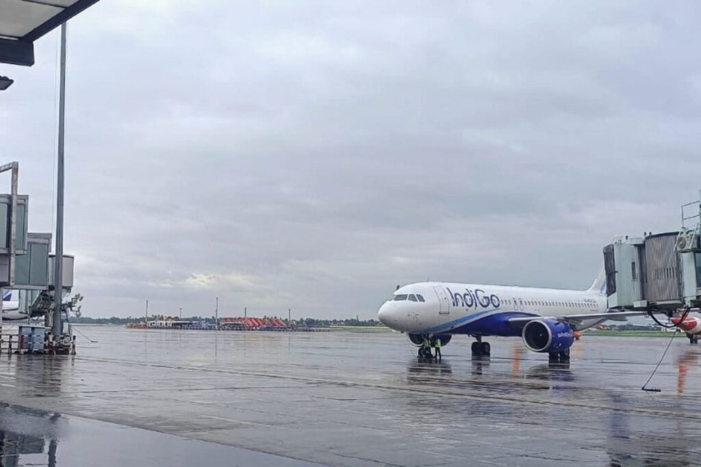 Flight Operations Suspended In Bengal's Andal Airport Due To Rain, Water Logging