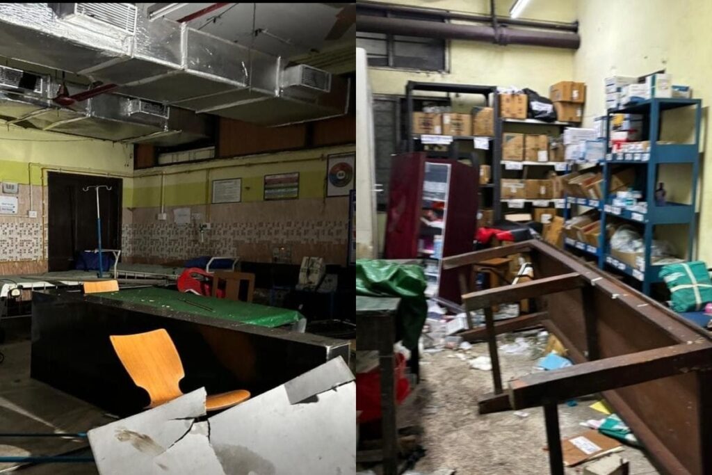 'Reclaim The Night' Protest Turns Violent As Mob Vandalises RG Kar Hospital, BJP Blames 'TMC Goons' | Visuals