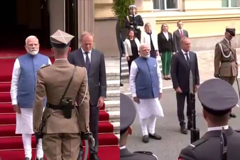 PM Modi Poland-Ukraine Visit Live Updates: Ceremonial Welcome For PM Modi As He Reaches Warsaw
