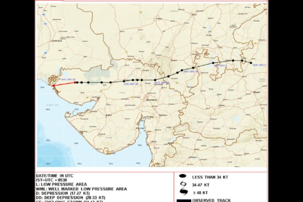 Gujarat Downpour: Cyclone Brews in Arabian Sea During Monsoon, Scientists Term It ‘Rare’ Event
