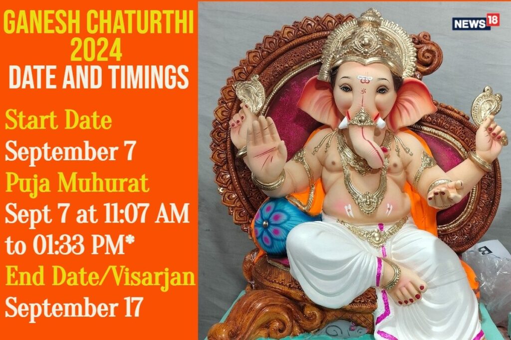 When is Ganesh Chaturthi 2024? Dates, Timings, Significance, Rituals, Puja Samagri, and More