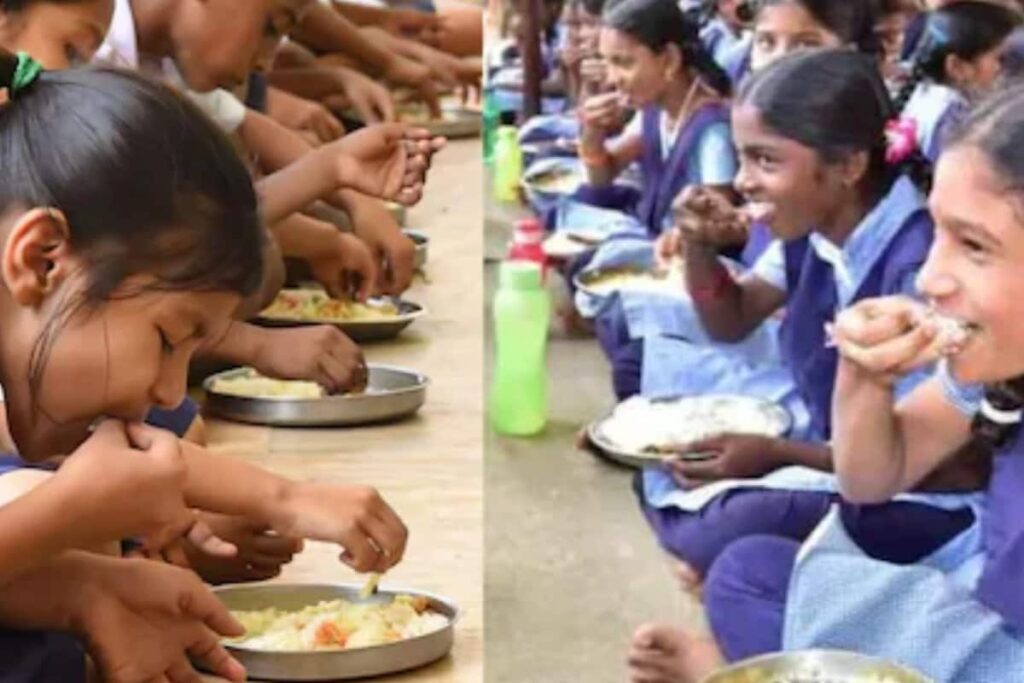 In Andhra Pradesh’s Peddapalli, IAS Officer Visits School To Review Mid-day Meal