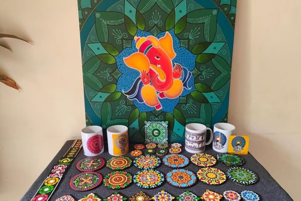 Meet Soumyabina, The Bengaluru Techie Who's Mastered The Mandal Art For Environmentalism