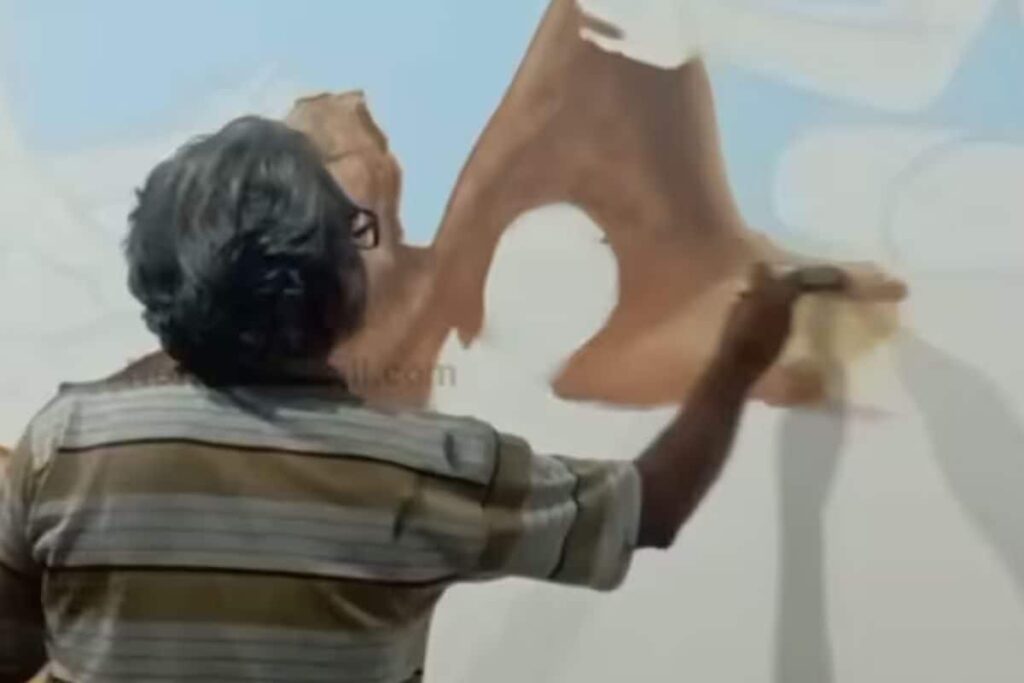 Art Night In Rameswaram Highlights Lost Craft Of Hand-painted Advertising Banners