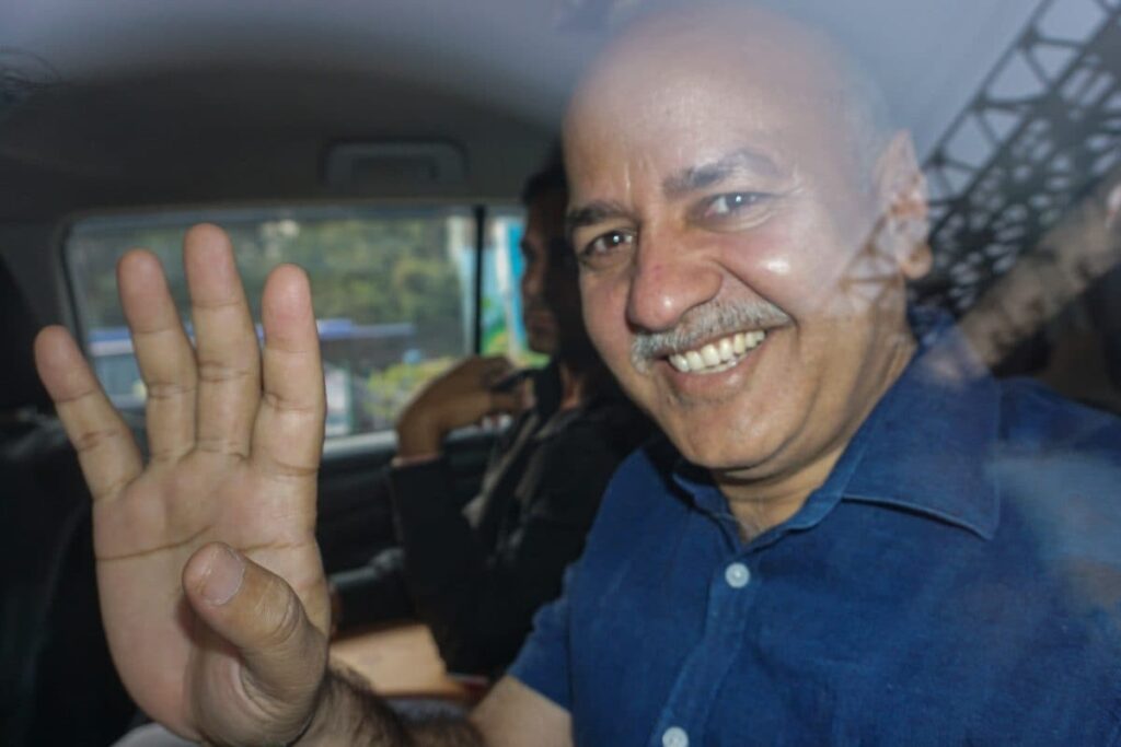 Manish Sisodia Walks Out Of Jail 17 Months After Arrest In Delhi Liquor Policy Case