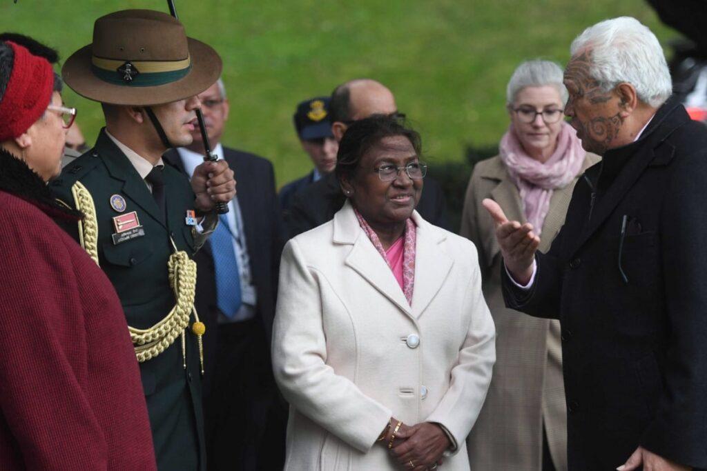 President Murmu Discusses Ways to Boost Bilateral Cooperation with New Zealand's Governor General, Deputy PM