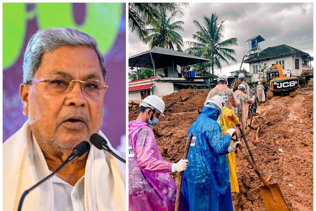 Karnataka Will Construct 100 Houses For Landslide Victims In Wayanad: Siddaramaiah
