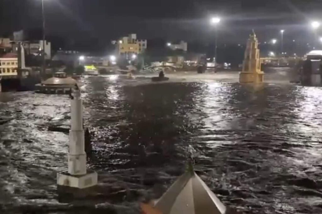 Godavari Flowing In Spate, Residents Along Its Banks In Maharashtra's Nashik On Alert