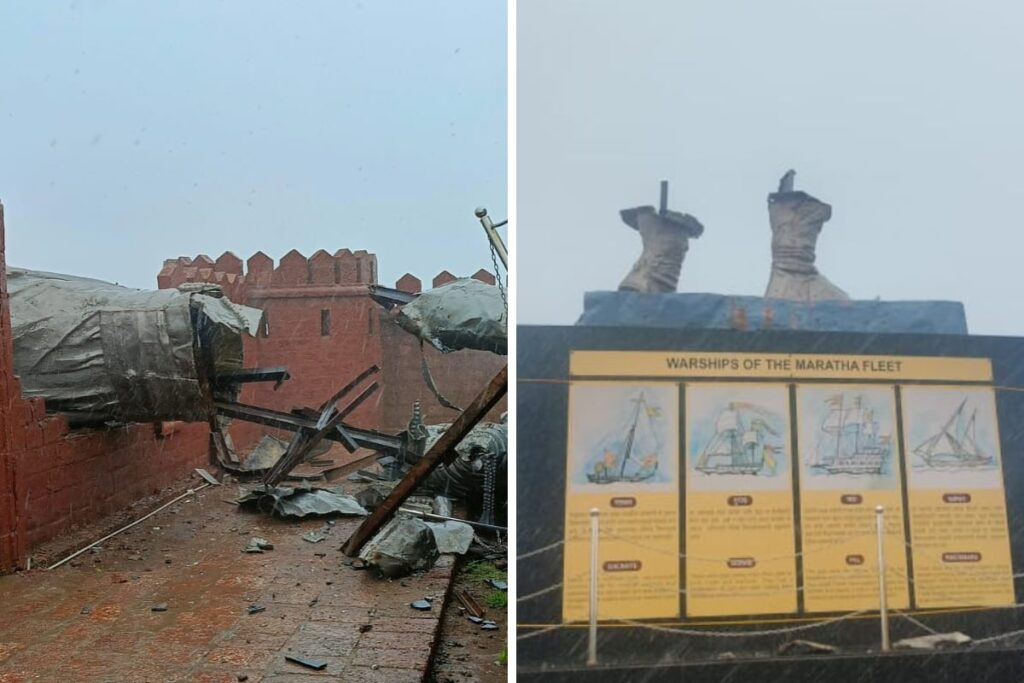 Chhatrapati Shivaji Maharaj Statue Collapse: 2 Booked, Unanswered Questions & Attack On Mahayuti Ahead Of Polls