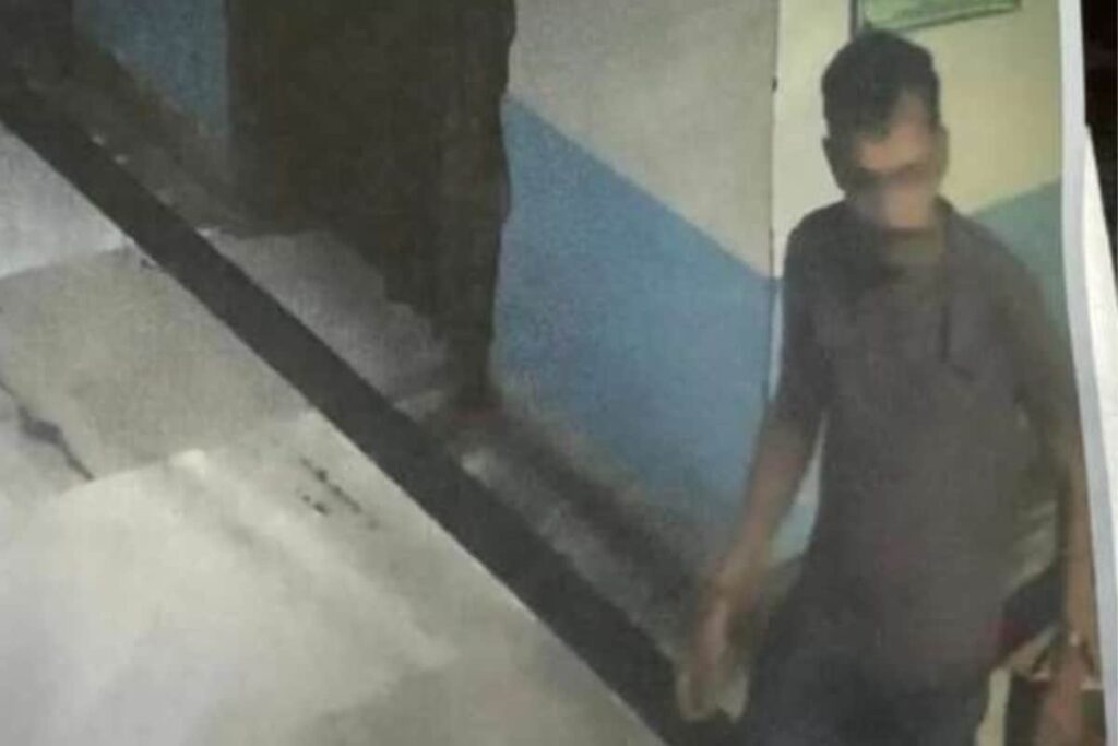Bluetooth Device Around Neck, Helmet In Hand: CCTV Footage Shows Sanjay Roy In Corridor Near RG Kar Seminar Room