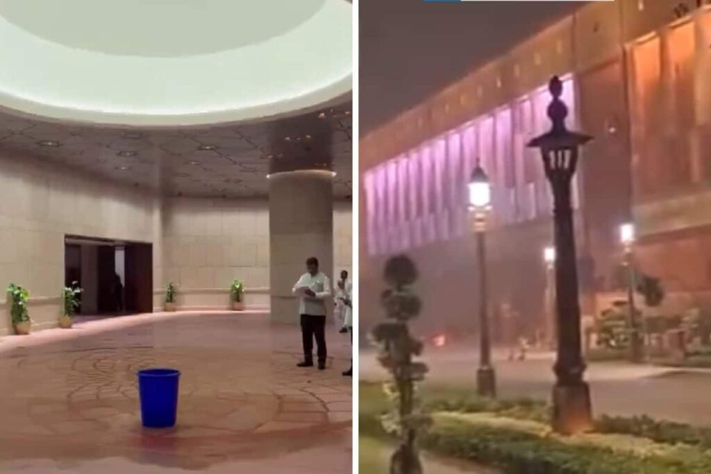 'Brown Sahibs Find Aesthetic…’: BJP's Comeback After Opposition Mocks Parliament Roof Leakage