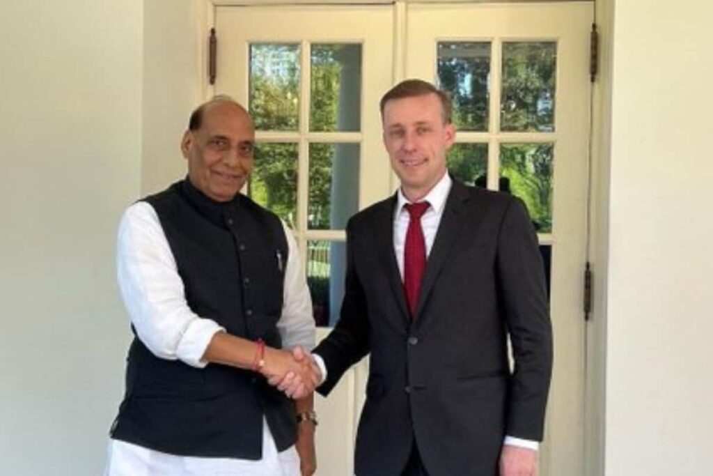 Defence Minister Rajnath Singh Discusses Key Strategic Matters With US NSA Jake Sullivan