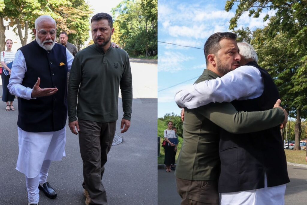 News18 Evening Digest: Hand On Zelenskyy's Shoulder, PM Modi Pays Tributes At Kyiv War Memorial And Other Top Stories