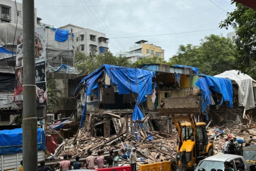 70-Year-Old Building Housing Popular Restaurant Demolished In Mumbai’s Bandra