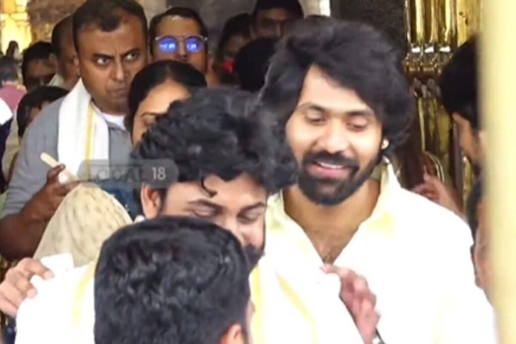 Narne Nithin-starrer Film Aay Movie’s Team Seeks Blessings At Tirupati Temple