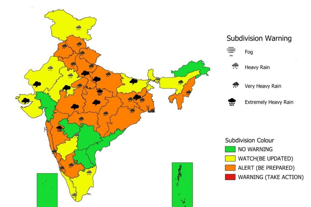 Today's Weather Updates for Mumbai, Delhi, Bengaluru, Hyderabad: August 1, 2024