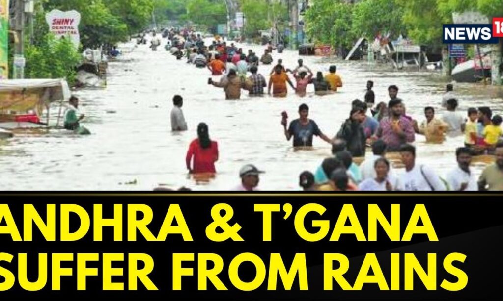 Andhra Pradesh & Telangana Rains | CMs Visit The Worst Affected Areas In Respective States | News18