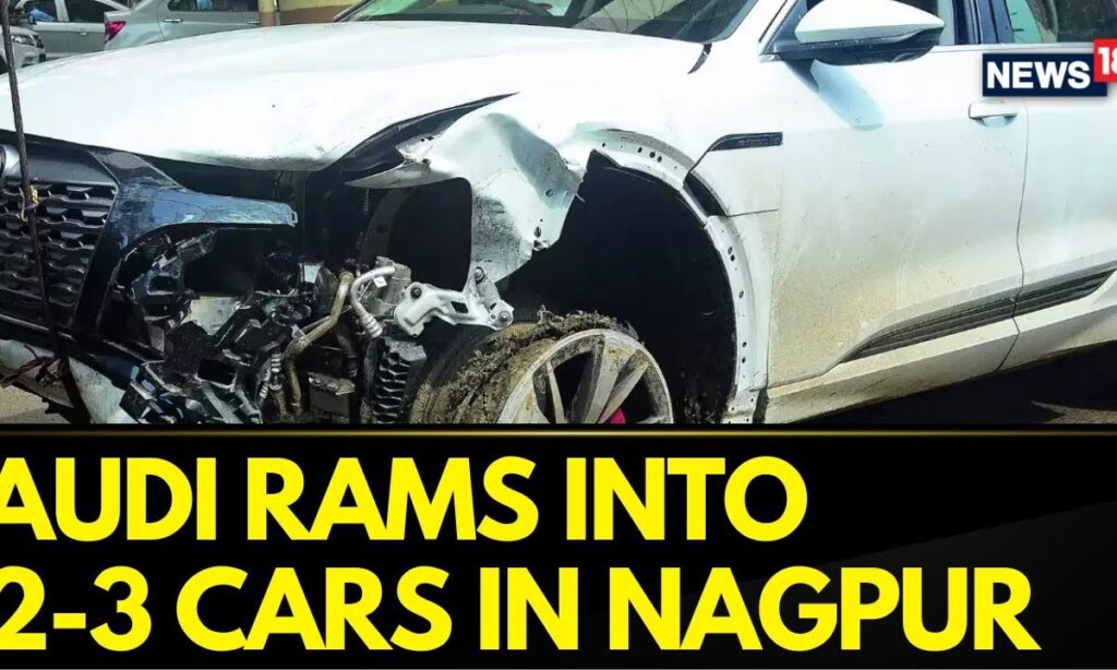 Maharashtra News Today | Audi Owned By Maharashtra BJP Chief's Son Rams Into 2-3 Cars In Nagpur |
