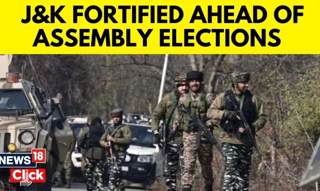 Security Forces on High Alert! Jammu and Kashmir Fortified Ahead of Assembly Elections | N18V