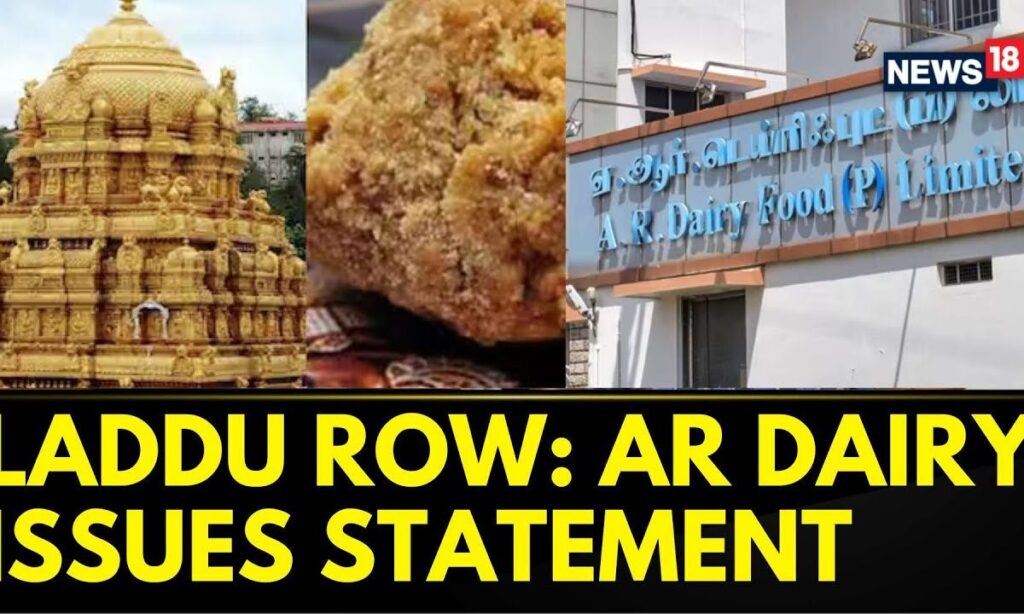 Tirupati Laddu Animal Fat Row | Amit Row Over Tirumala Laddoo Adulteration AR Dairy Issues Statement