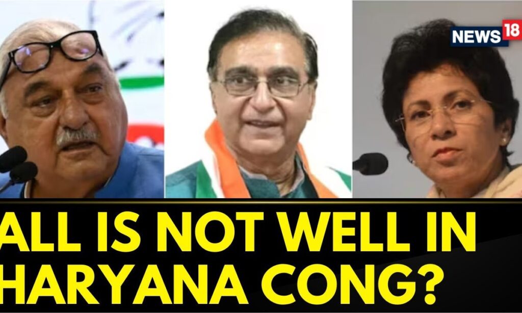 Selja & Surjewala Skip The Congress Haryana Assembly Polls Manifesto Release In Chandigarh| News18