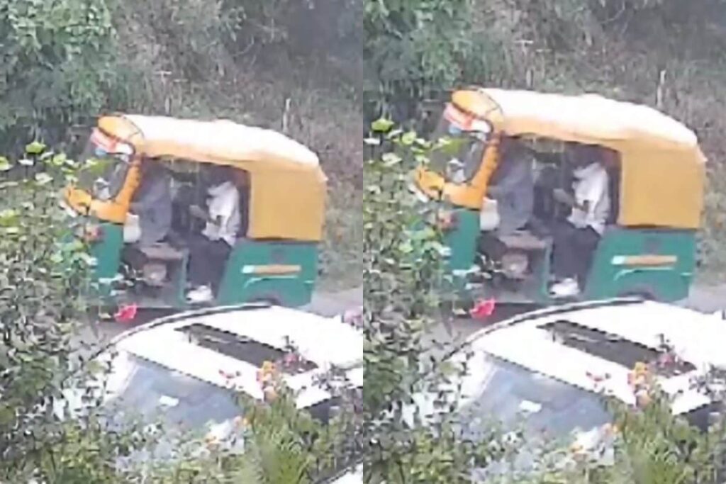 Grenade Blast At House In Posh Chandigarh Locality, CCTV Shows Suspects Fleeing In Autorickshaw