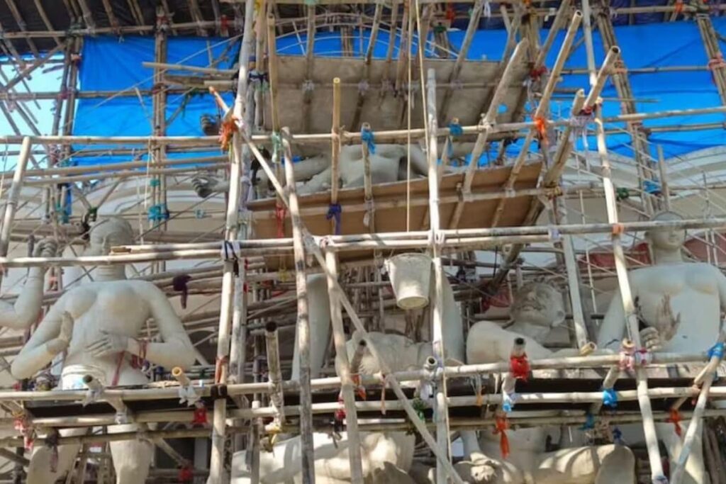 Durga Puja 2024: Bengal's Swamiji Club To Unveil 35-foot Goddess Durga Statue