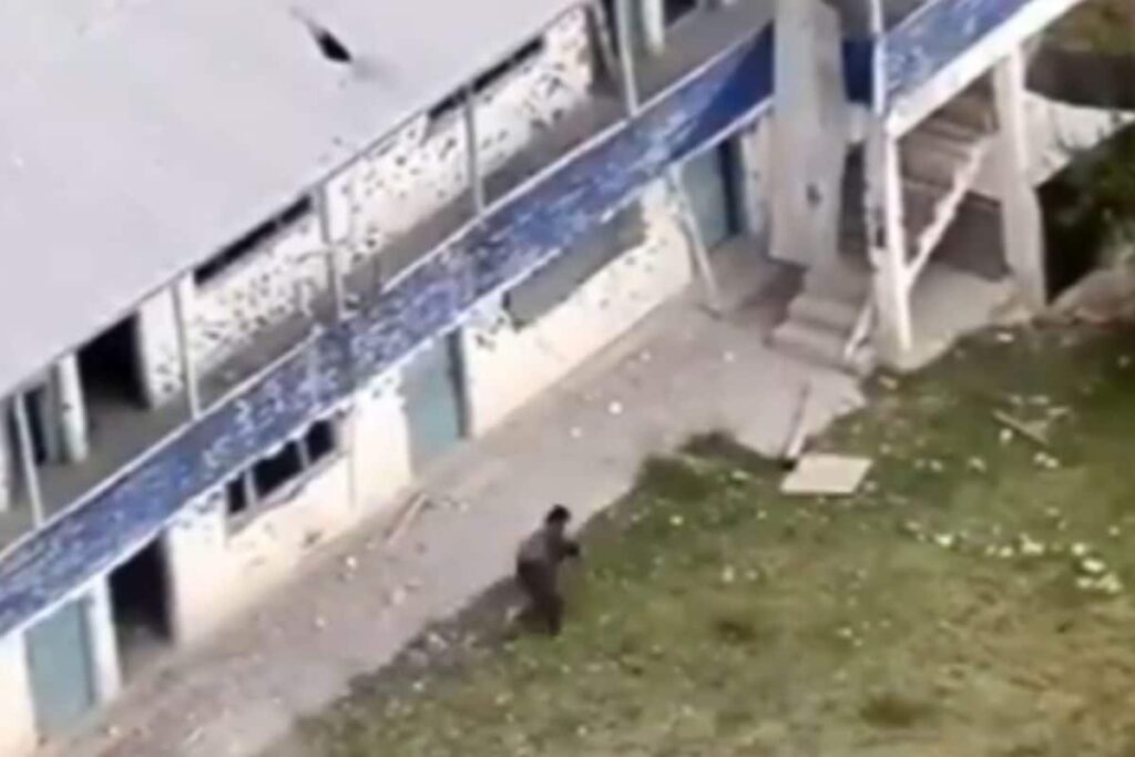 Drone Captures Dramatic Moment As Army Eliminates Terrorist in J&K's Baramulla