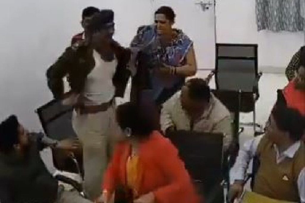 Cop Strips Uniform In Viral Video After Fight With BJP Lawmaker, MP Police Says ‘Old Clip, Will Probe How It Leaked'