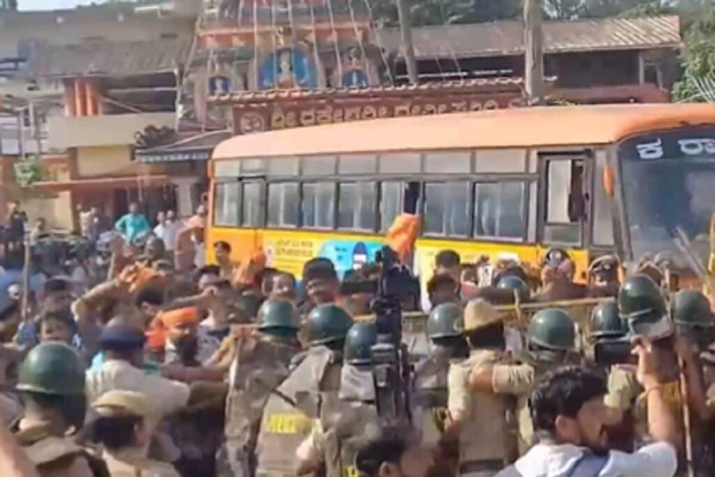 Tension Prevails in Mangaluru After Stone Pelting Incidents on Two Places of Worship