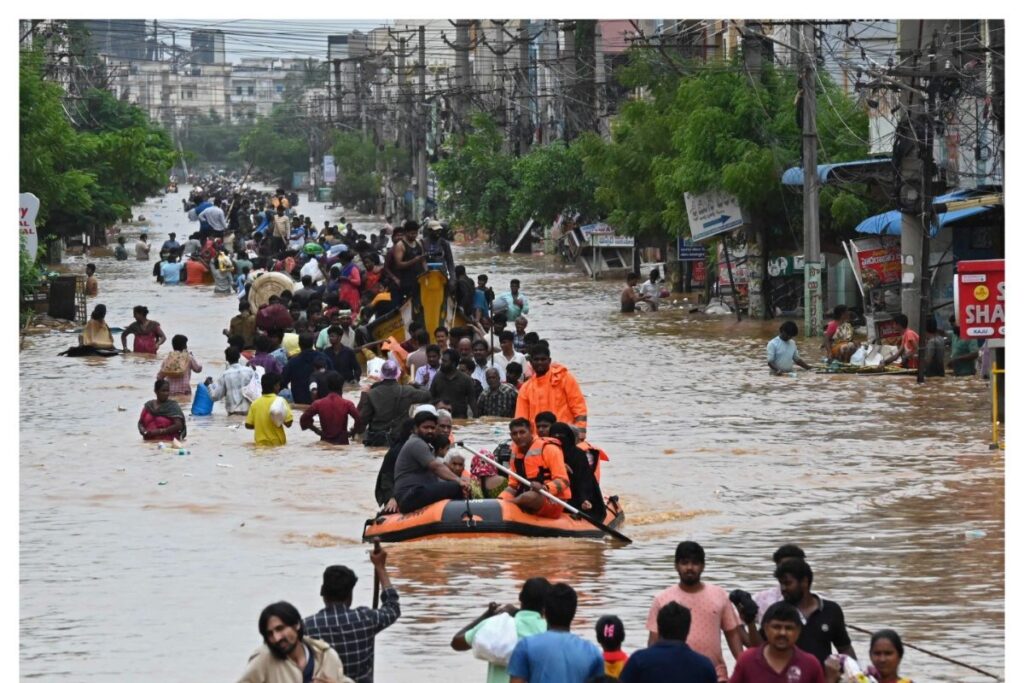 Centre Closely Monitoring Andhra Floods, Telangana Steps Up Relief Measures | Updates