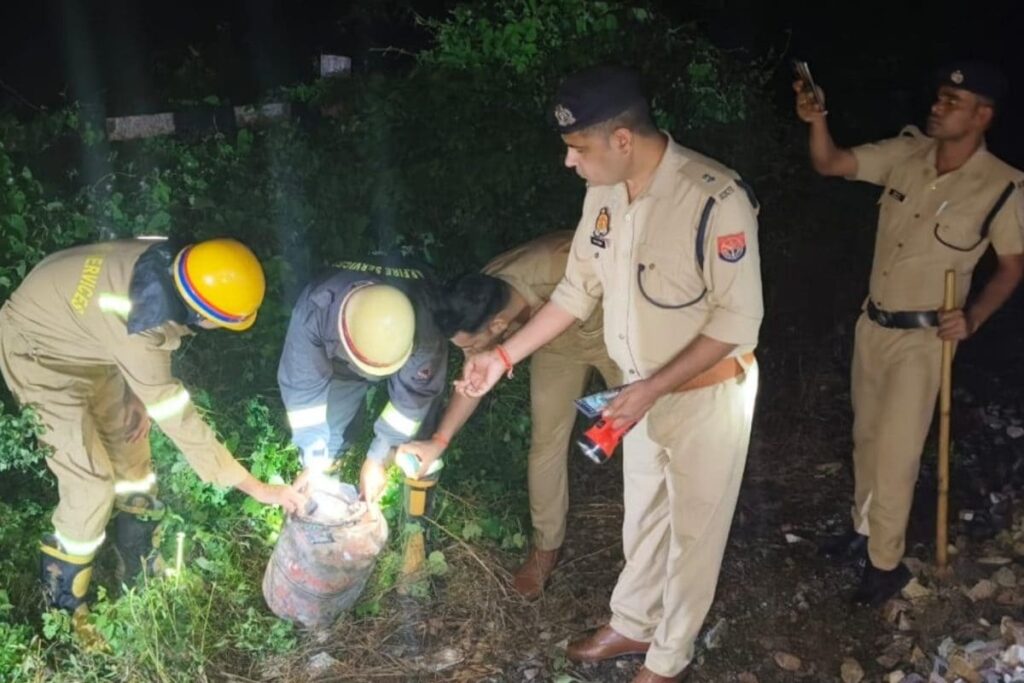 Gas Cylinder On Railway Track Near Kanpur Triggers Alarm, Major Accident Averted