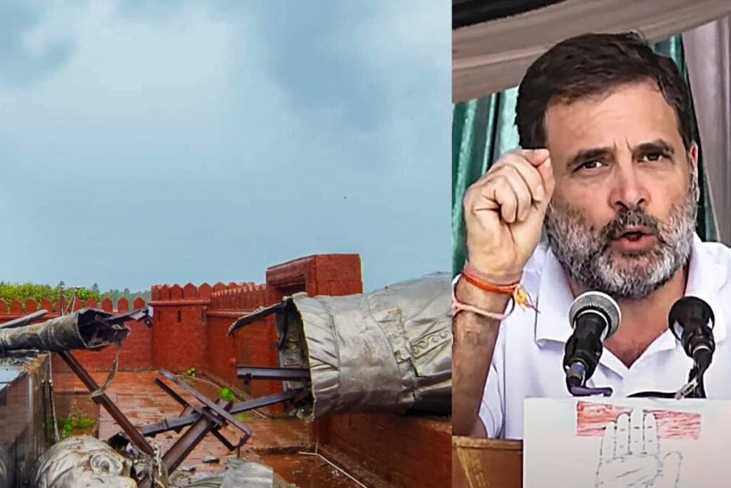 PM Modi Should Apologise To All Maharashtrians For Chhatrapati Shivaji’s Statue Collapse, Says Rahul Gandhi