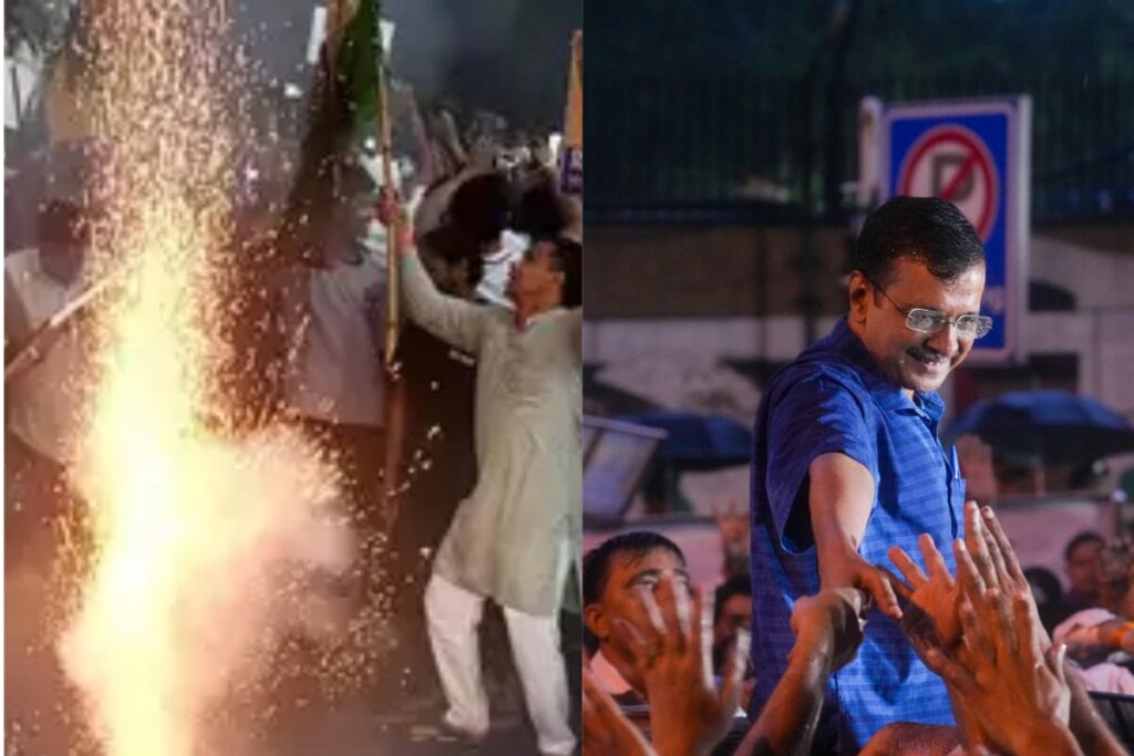 AAP Workers Booked For Bursting Firecrackers Outside Kejriwal's Residence Despite Citywide Ban