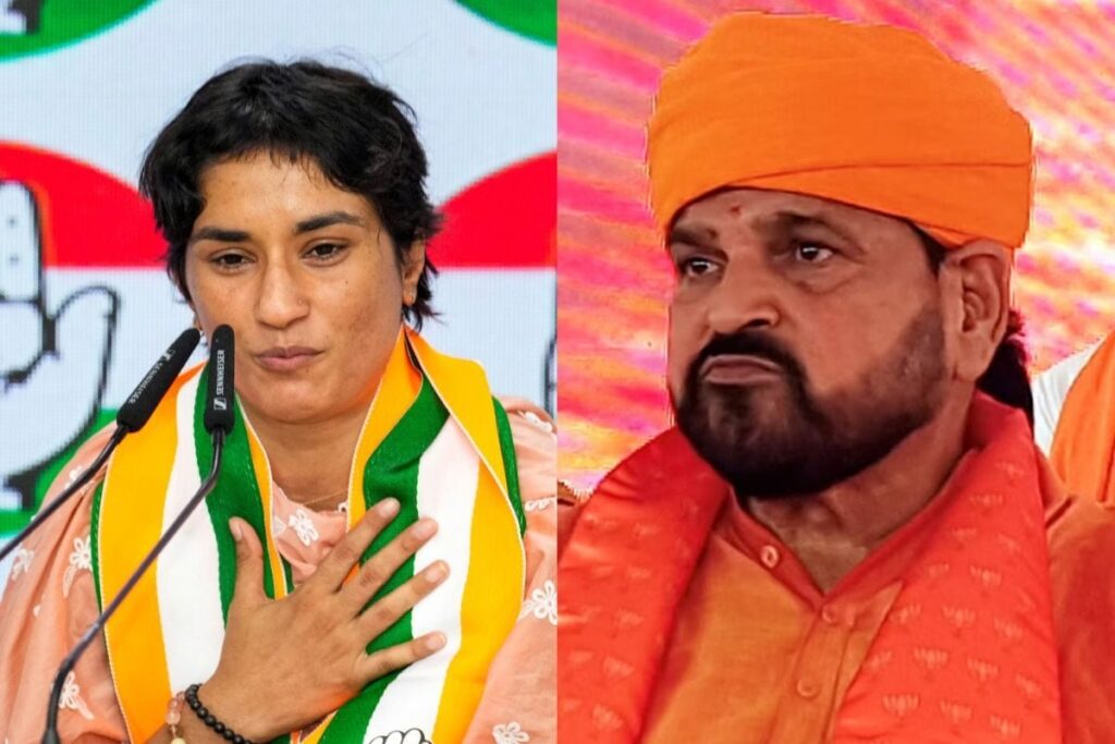 'God Punished You...': Brij Bhushan's 'Cheating' Dig At Vinesh Phogat After Wrestler Enters Haryana Poll Fray