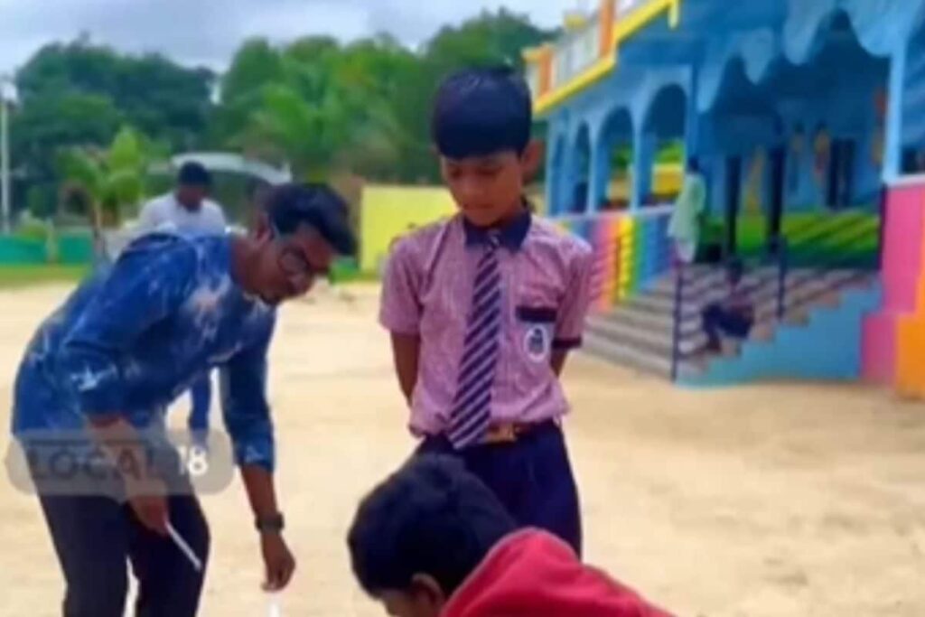 Andhra Artist Makes Stunning 3D Art For Pawan Kalyan With Help Of 800 Children