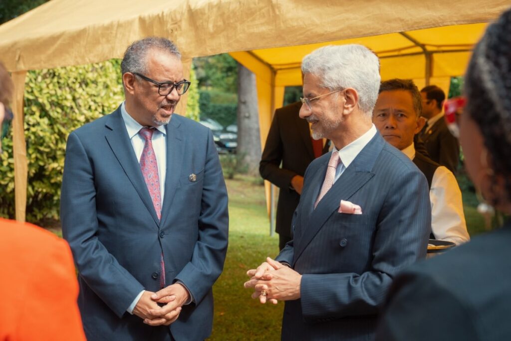 Jaishankar Meets WHO Chief Tedros, Discusses India's Role In Global Health Initiatives