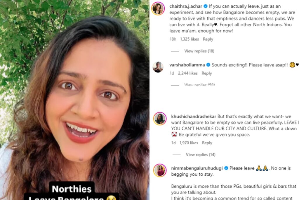 ‘Bengaluru Would be Empty If North Indians Leave’: Insta Influencer’s Remarks Trigger Row, Locals Ask Her To Leave