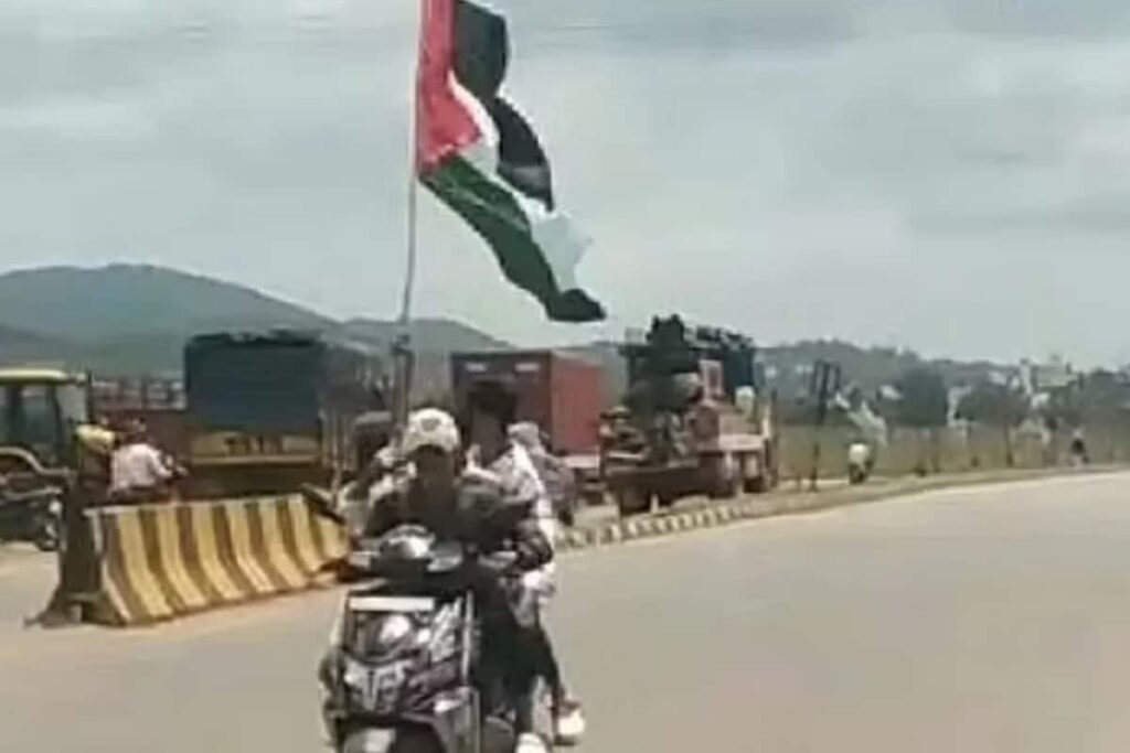 6 Boys Held For Riding Two-Wheelers With Palestinian Flag In Karnataka