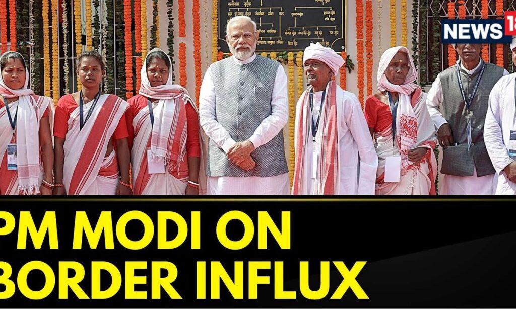 PM Modi News | PM Alleges Ongoing Bangladeshi Infiltration Threatening Jharkhand's Demographics
