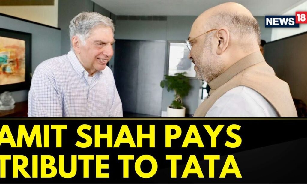 Ratan Tata News | Ratan Tata Death | Amit Shah Pays Tribute To Ratan Tata In Mumbai | News18