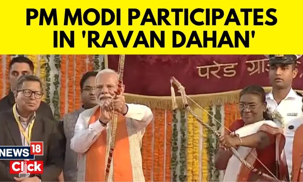 President Murmu, PM Modi Participate In Ravan Dahan On Dussehra In New Delhi | English News | N18G