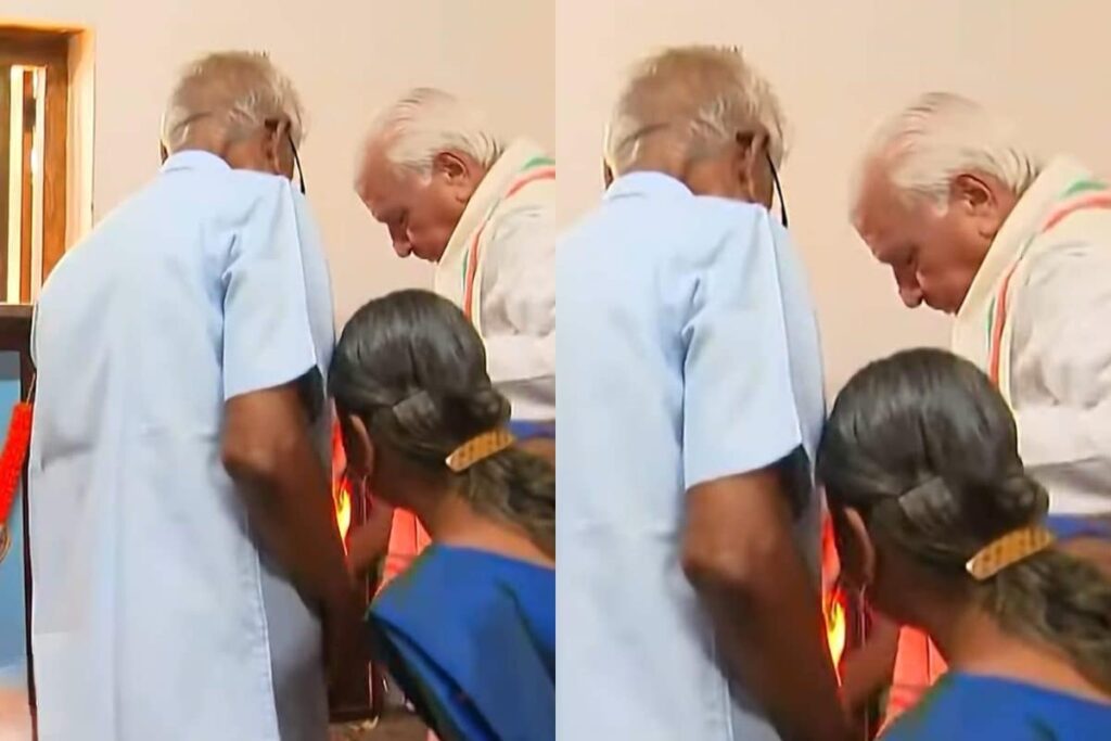 Kerala Governor Arif Mohammed Khan's Shawl Catches Fire At Event In Palakkad